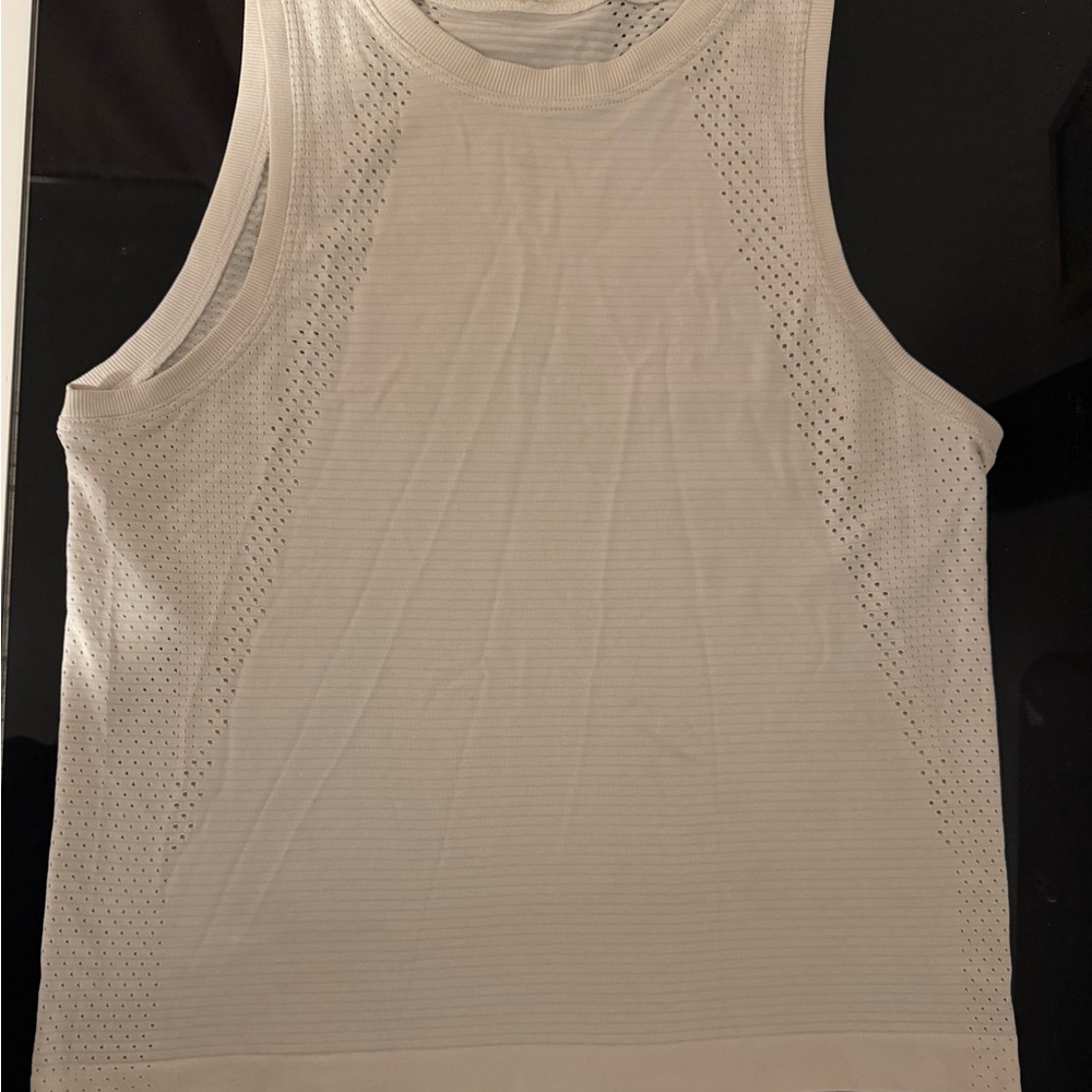 Lululemon Athletica White Tank Top